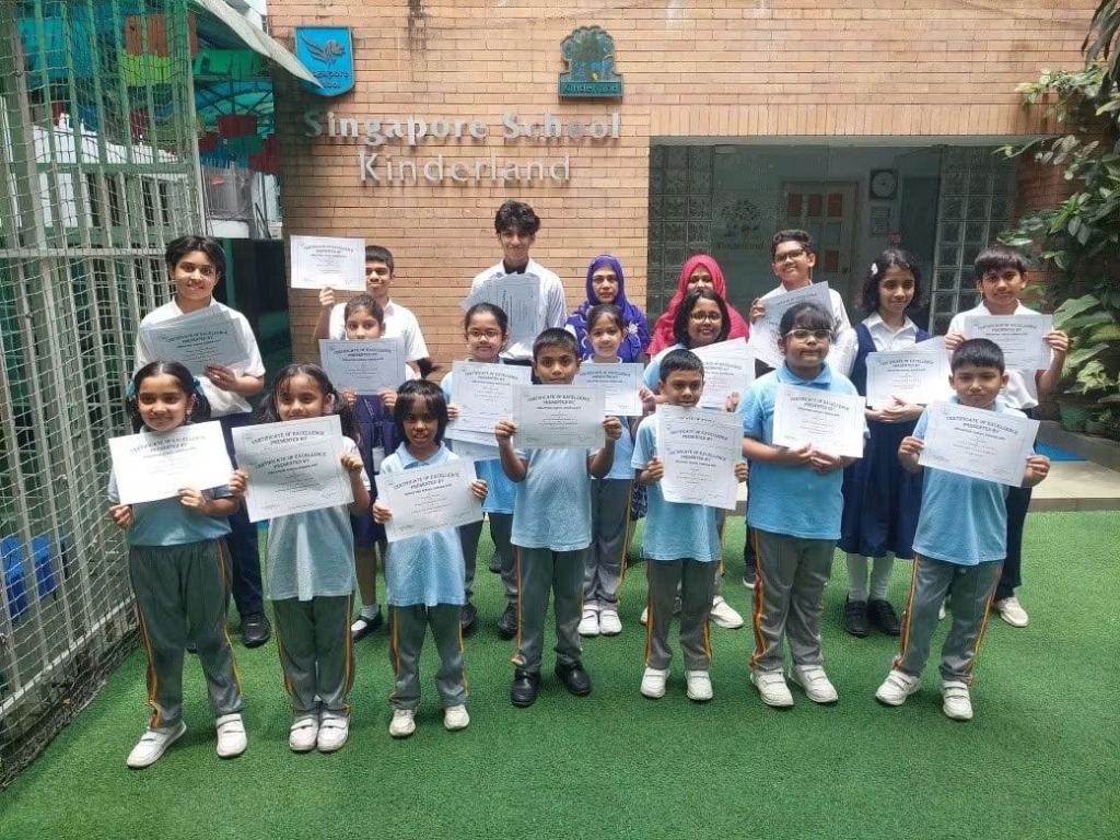 Singapore School Kinderland Students Achievement
