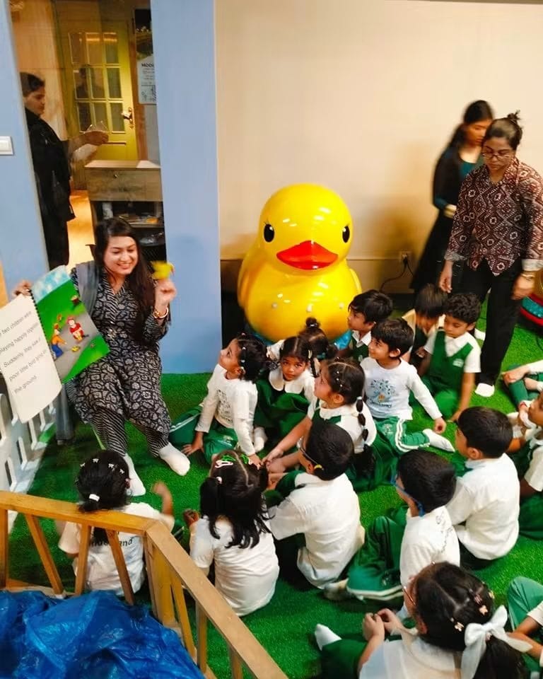 Preschool activities at Singapore School Kinderland
